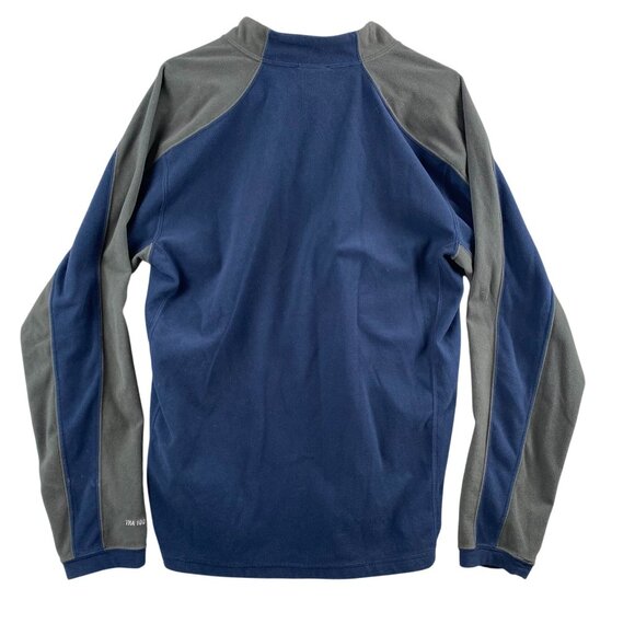 The North Face Mens Half-Zip Fleece Pullover M Blue/Gray - Picture 2 of 7
